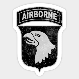 101st Airborne Division Patch (Distressed) Sticker